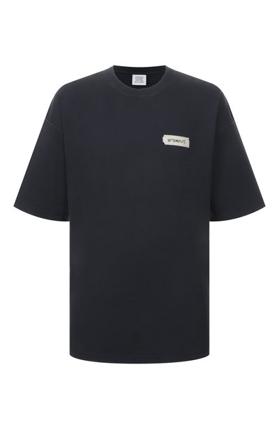 Мужская хлопковая футболка VETEMENTS, арт. MH27TR146B