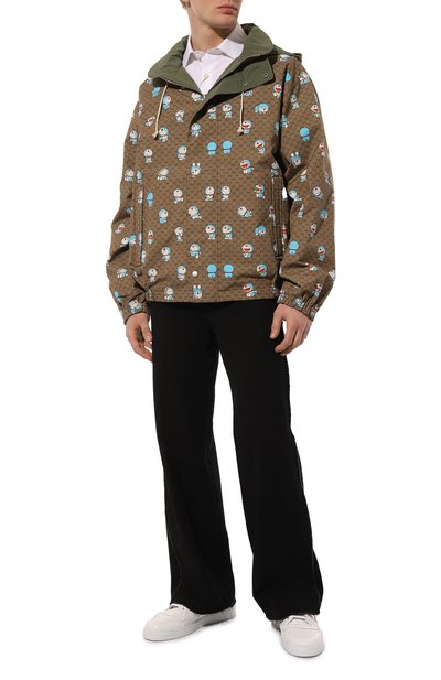 Бомбер GUCCI хаки цвета по цене 316800 руб., арт. 654753 ZAGUC, фото 2 Бомбер GUCCI, арт. 654753 ZAGUC, фото 2