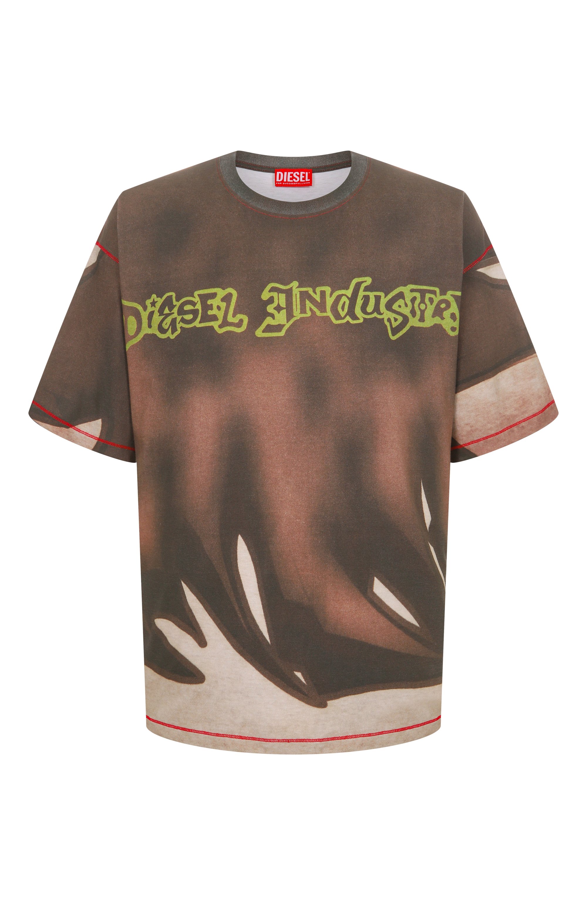 Хлопковая футболка DIESEL, арт. A21230/0BKBY, фото 1