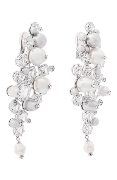 Клипсы constella SWAROVSKI серебряного цвета по цене 43100 руб., арт. 5722498, фото 3 Клипсы constella SWAROVSKI, арт. 5722498, фото 3