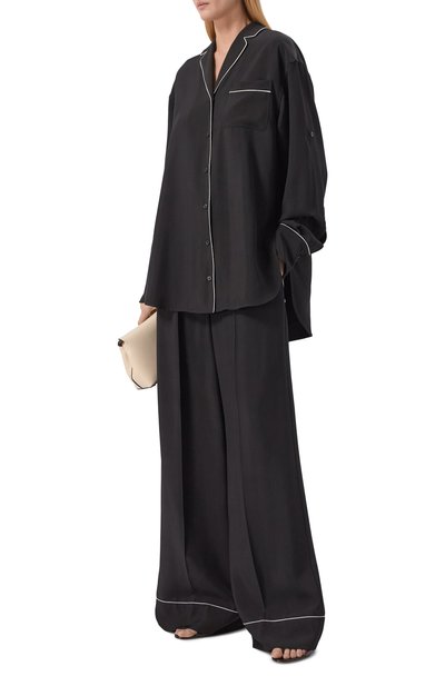 Брюки из вискозы SPORTMAX, арт. SPXRIVETT0, фото 2