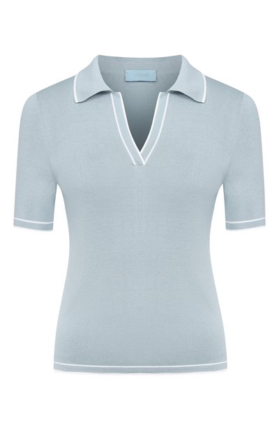Женский поло из шелка и хлопка  MVST, арт. M26.2PW.K223-SS/Y201