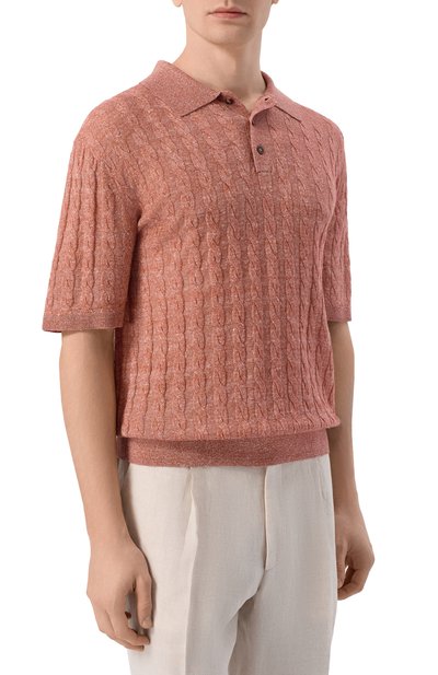 Поло из шерсти и льна 12 STOREEZ, арт. 137217, фото 3