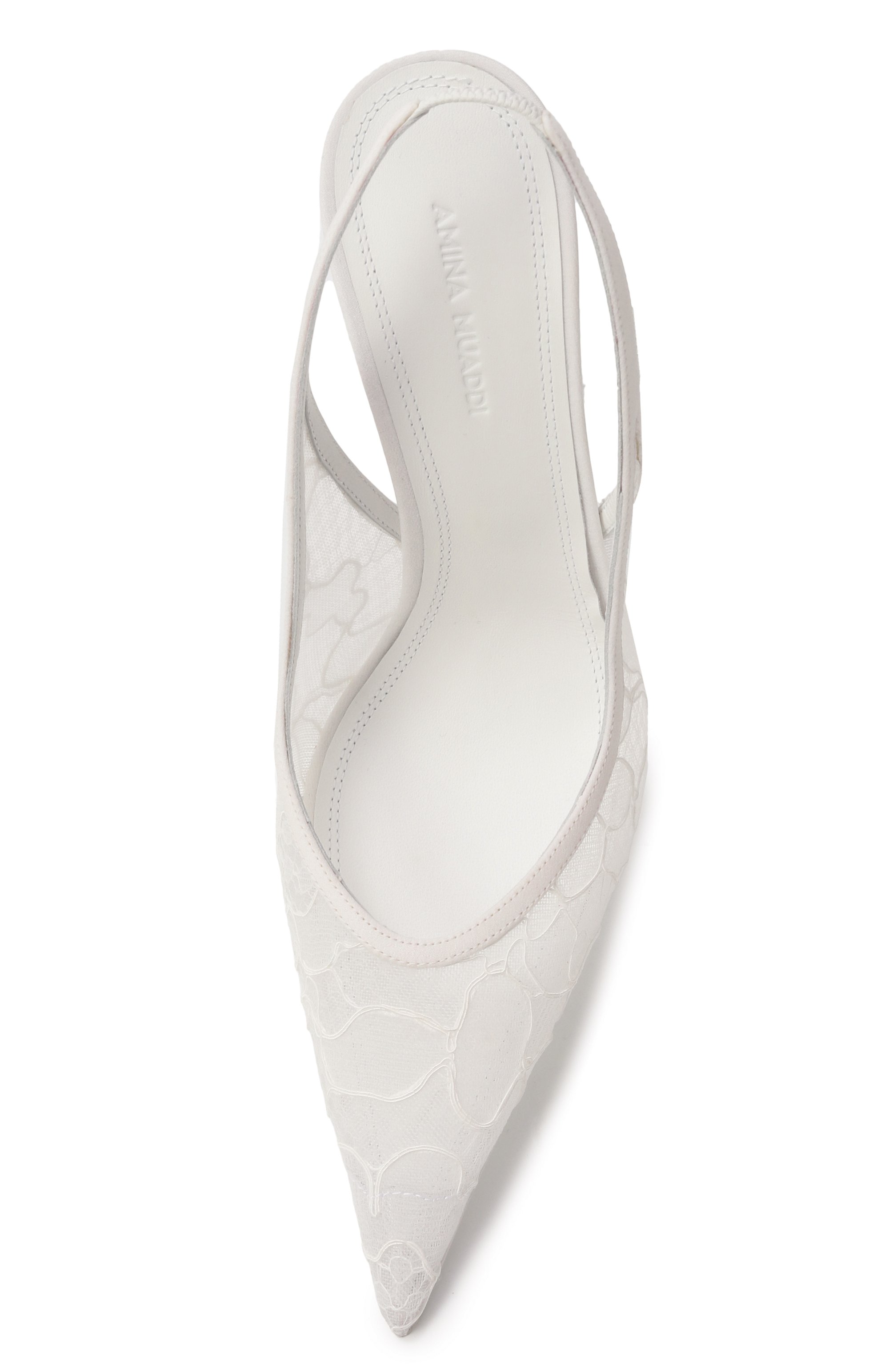 Текстильные туфли anok lace sling 105 AMINA MUADDI, арт. AN0K LACE SLING 105, фото 6