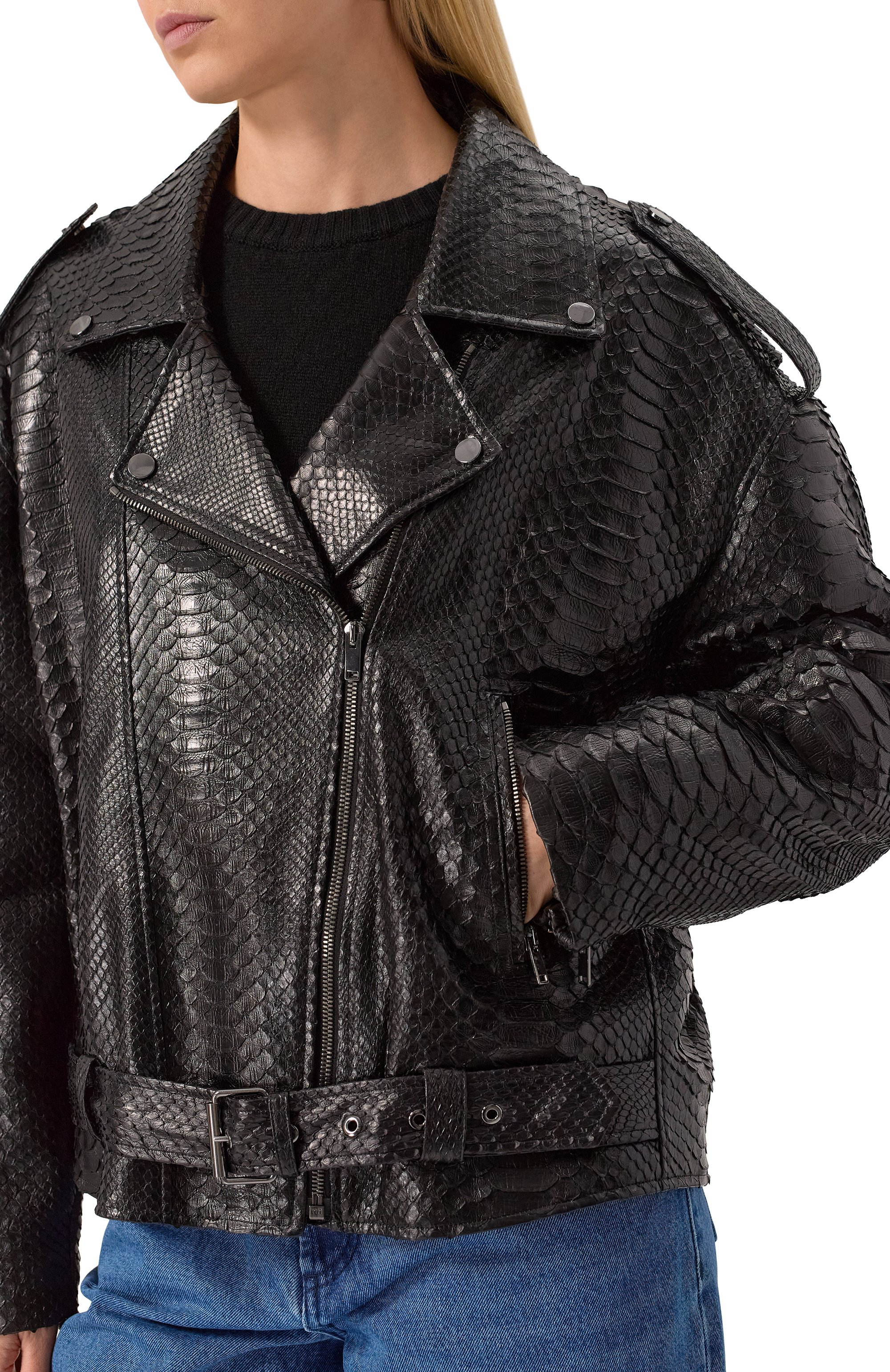 Куртка из кожи питона MVST, арт. EXBCK-Y298-2/YLN001, фото 5