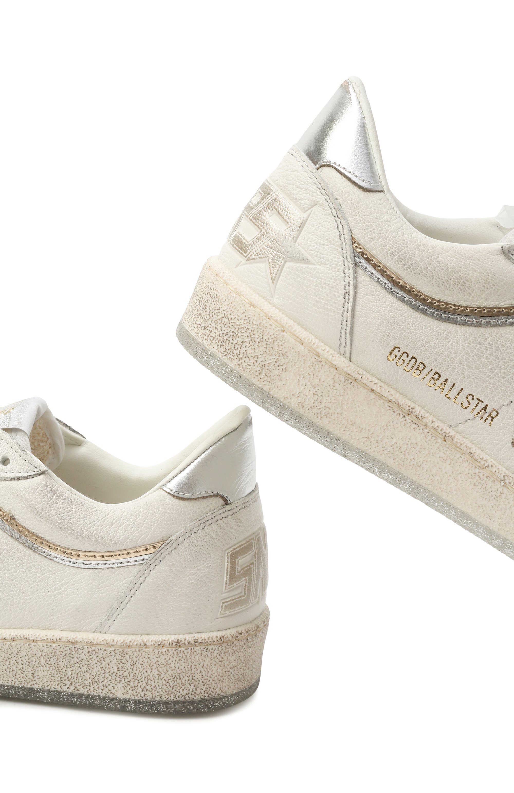 Комбинированные кеды ball star GOLDEN GOOSE DELUXE BRAND, арт. GWF00746.F007565, фото 7