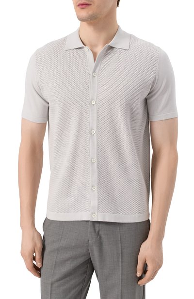 Хлопковая рубашка CORNELIANI, арт. 25M511-2525152, фото 3