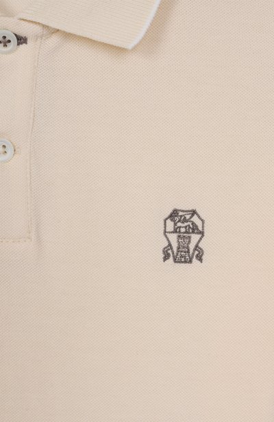 Хлопковое поло BRUNELLO CUCINELLI, арт. BE854T315B, фото 3