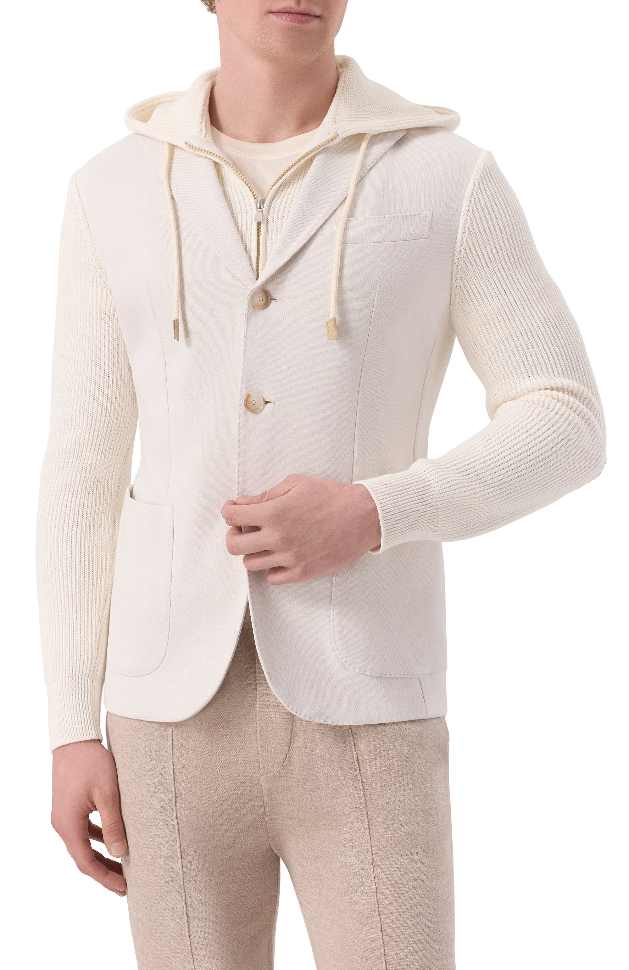 Хлопковый пиджак GRAN SASSO, арт. 23133/76012, фото 4