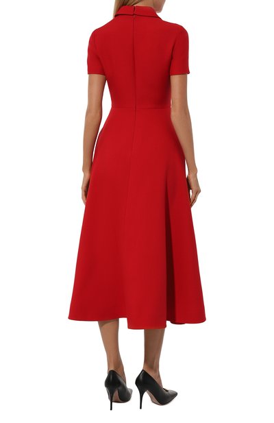 Платье из шерсти и шелка VALENTINO, арт. 5B3VA9D01CF, фото 4