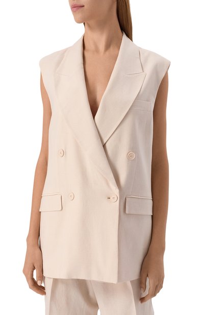 Жилет изо льна и вискозы HINNOMINATE, арт. HMABW01841, фото 3