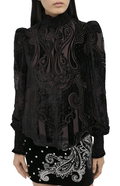 Блузка из вискозы BALMAIN, арт. UF12682/V121, фото 4