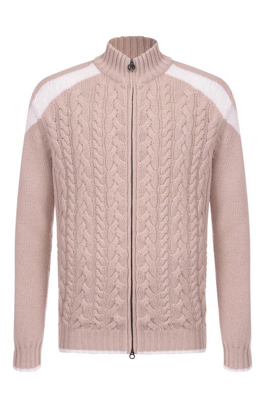 Кашемировый кардиган Stefano Ricci K404006R31/F25465/60-62 Бежевый K404006R31/F25465/60-62