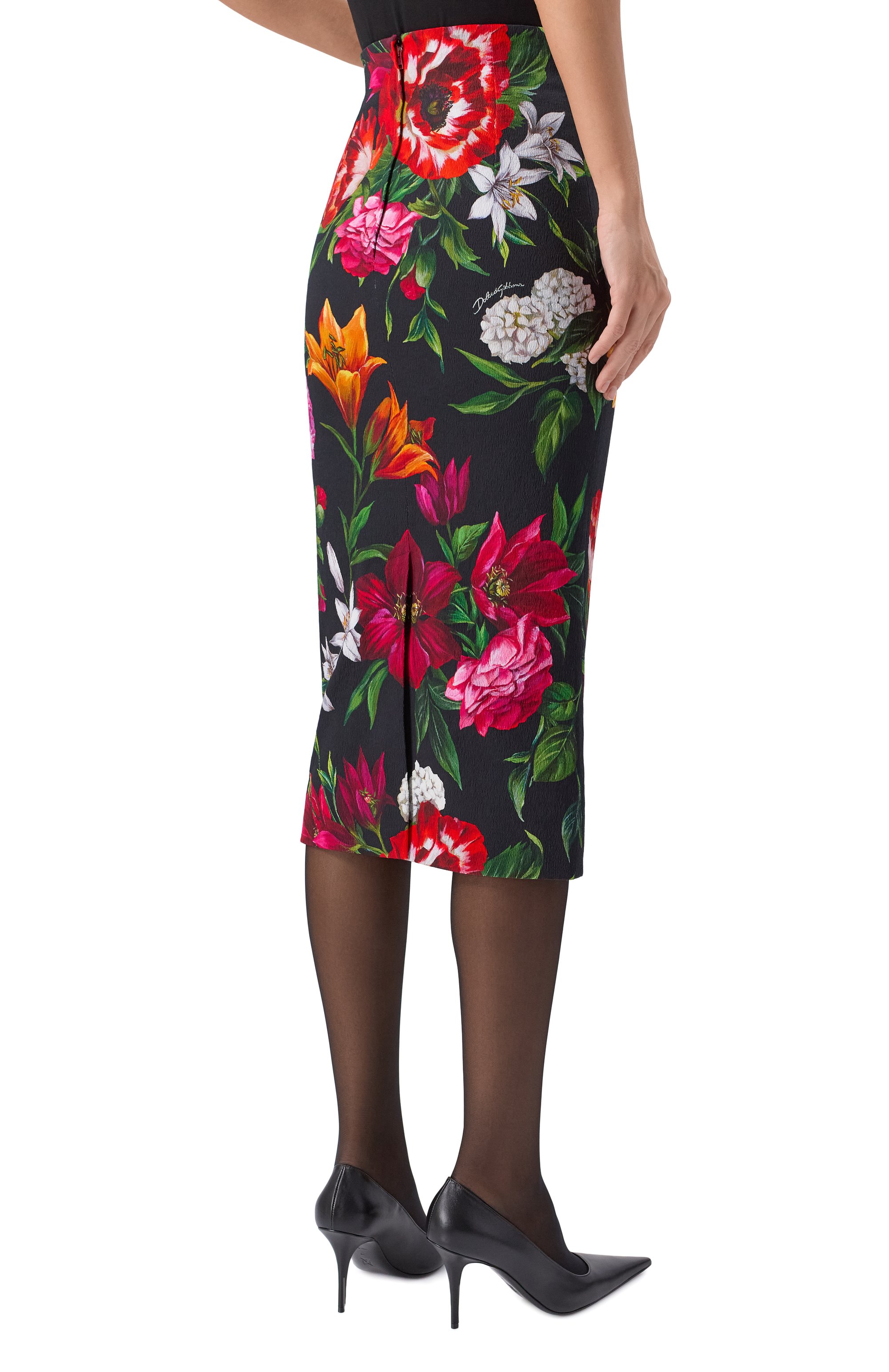 Юбка из хлопка и вискозы DOLCE & GABBANA, арт. F4C6IT/FSRQT, фото 4