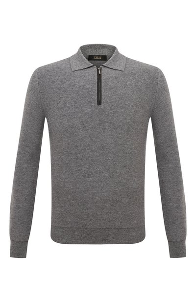 Мужская поло из шерсти и кашемира ZILLI, арт. KZP001M0223VTRI00