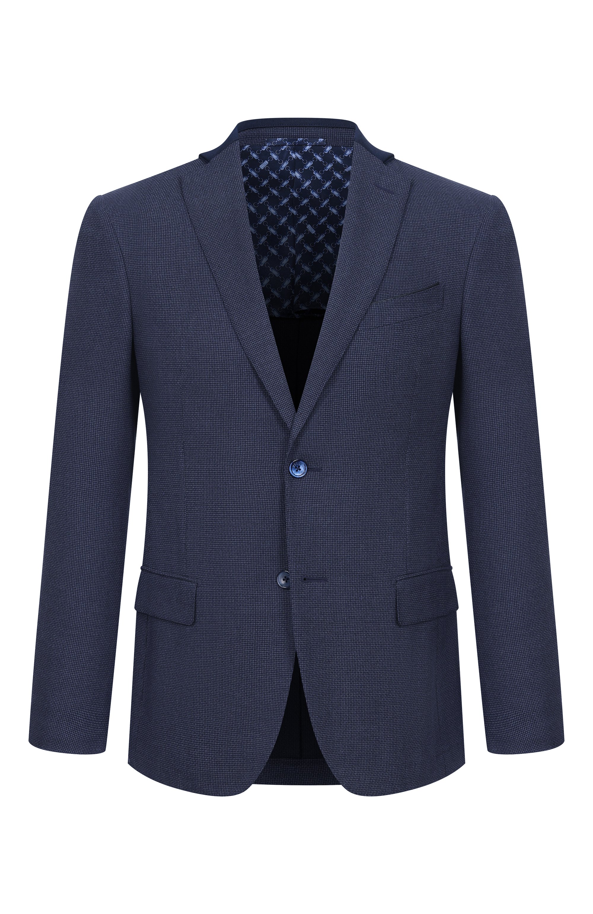 Пиджак из шерсти и шелка ZILLI, арт. MNP-G2W0S-36071/0001, фото 1