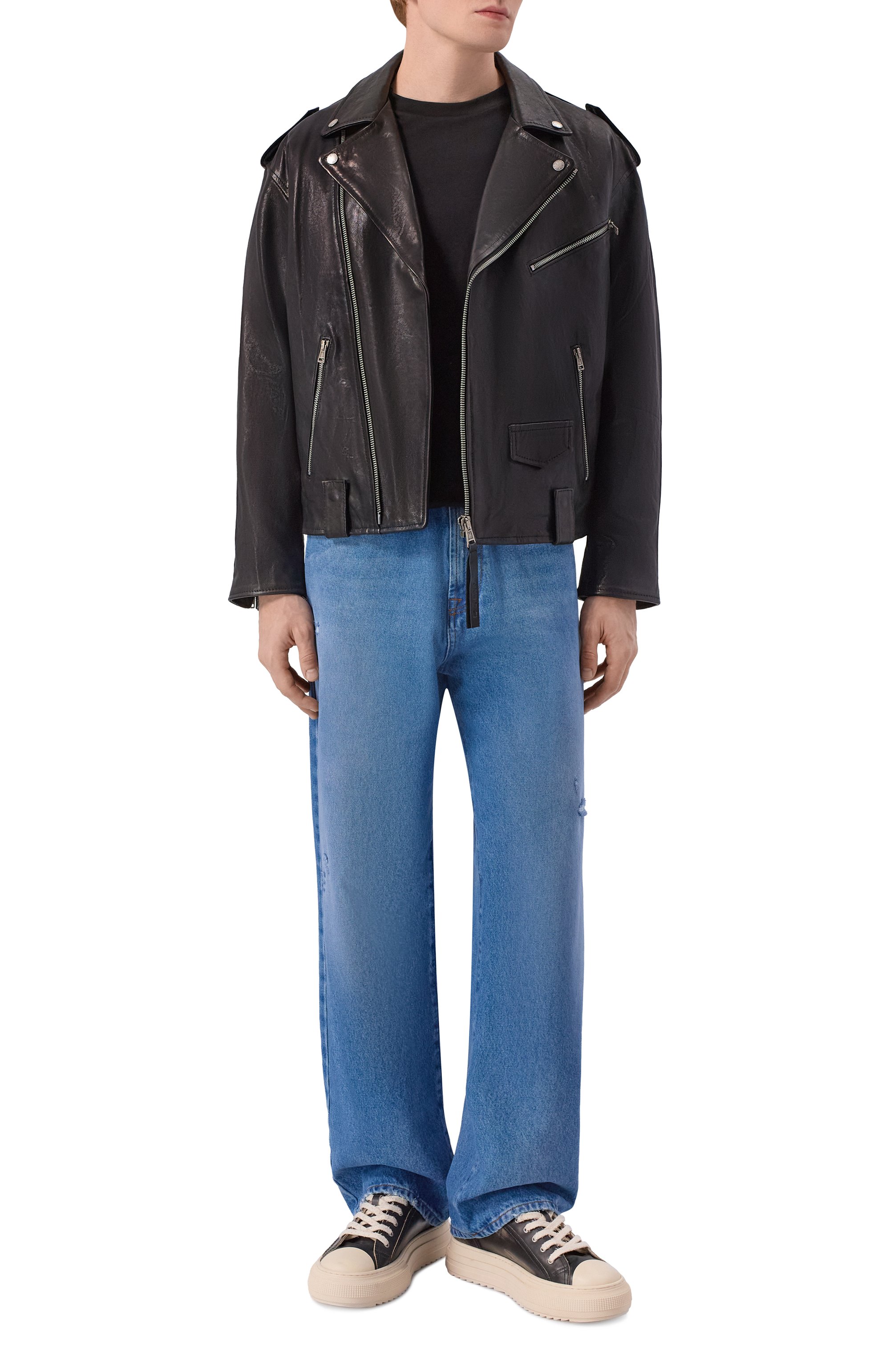 Хлопковый лонгслив HINNOMINATE, арт. HMABM01575, фото 2