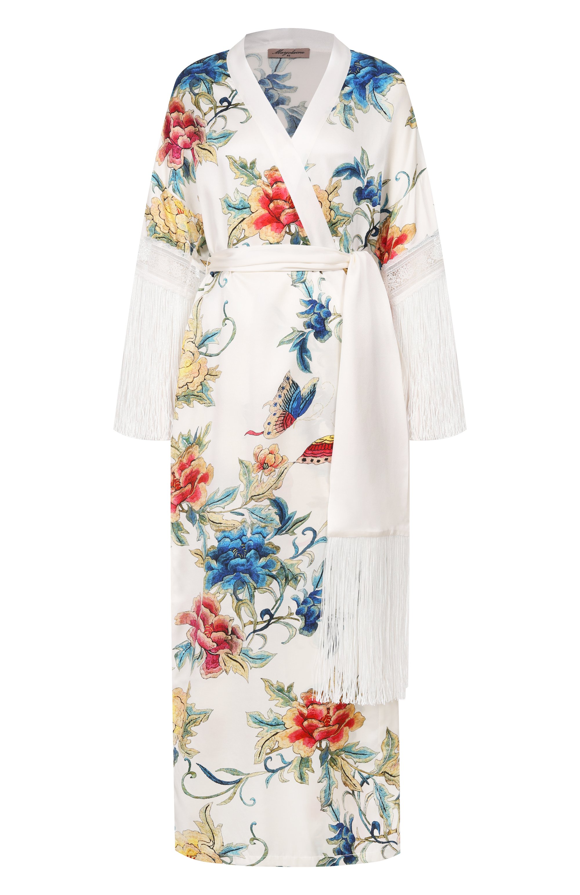 Халат из шелка и вискозы MARJOLAINE, арт. 4BEV2201, фото 1