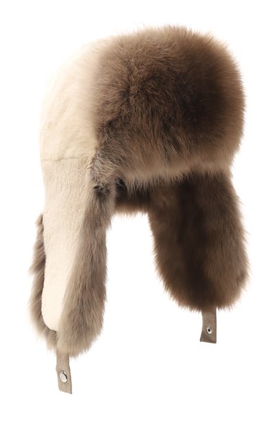 Мужская меховая шапка-ушанка из норки и соболя VICTORIA KUSENKOVA, арт. 321813605227