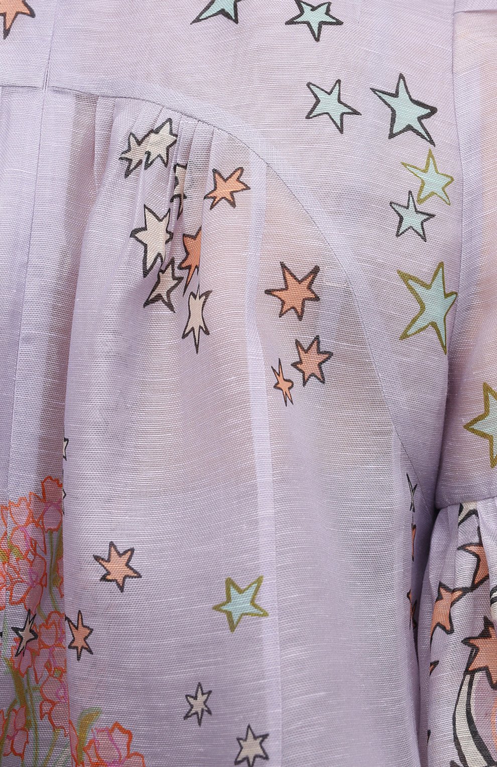 Блузка изо льна и шелка ZIMMERMANN, арт. 2012TC0N, фото 6