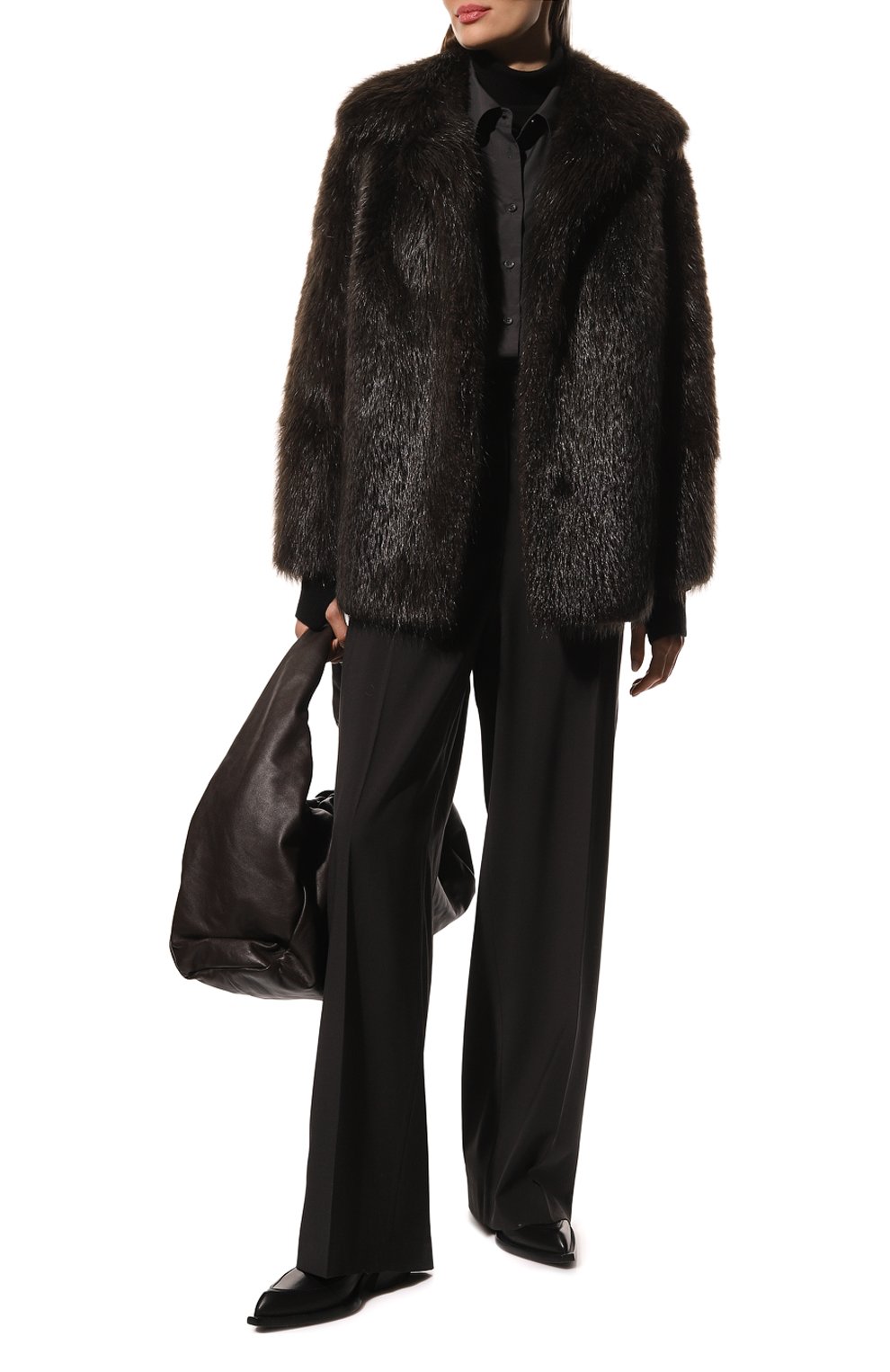 Шуба из меха бобра COLOR TEMPERATURE, арт. Боб-6/504, фото 2