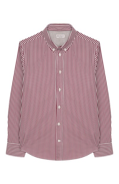 Хлопковая рубашка BRUNELLO CUCINELLI, арт. BN6003008C, фото 1