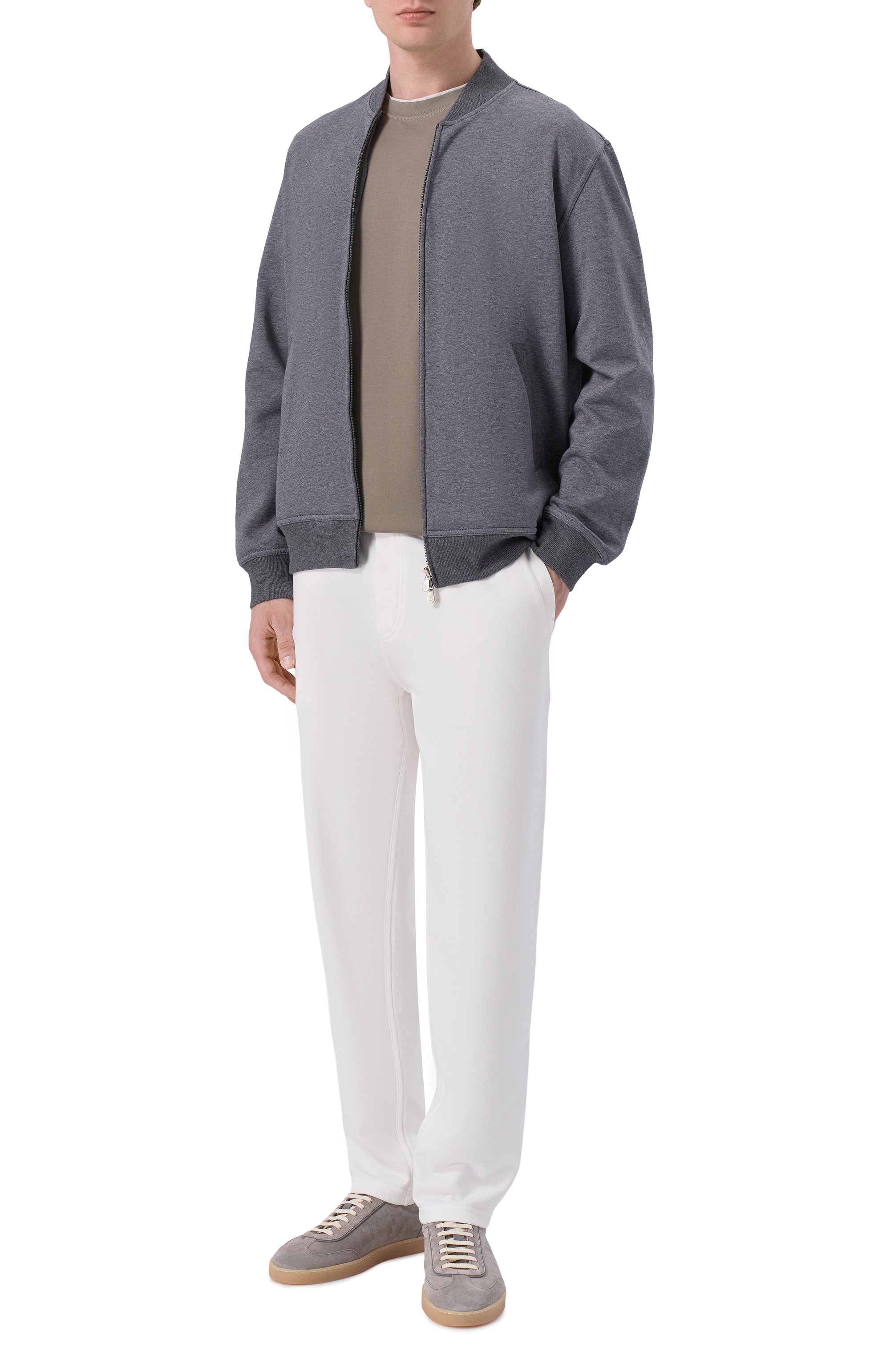 Хлопковая толстовка BRUNELLO CUCINELLI, арт. MW8639072G, фото 2