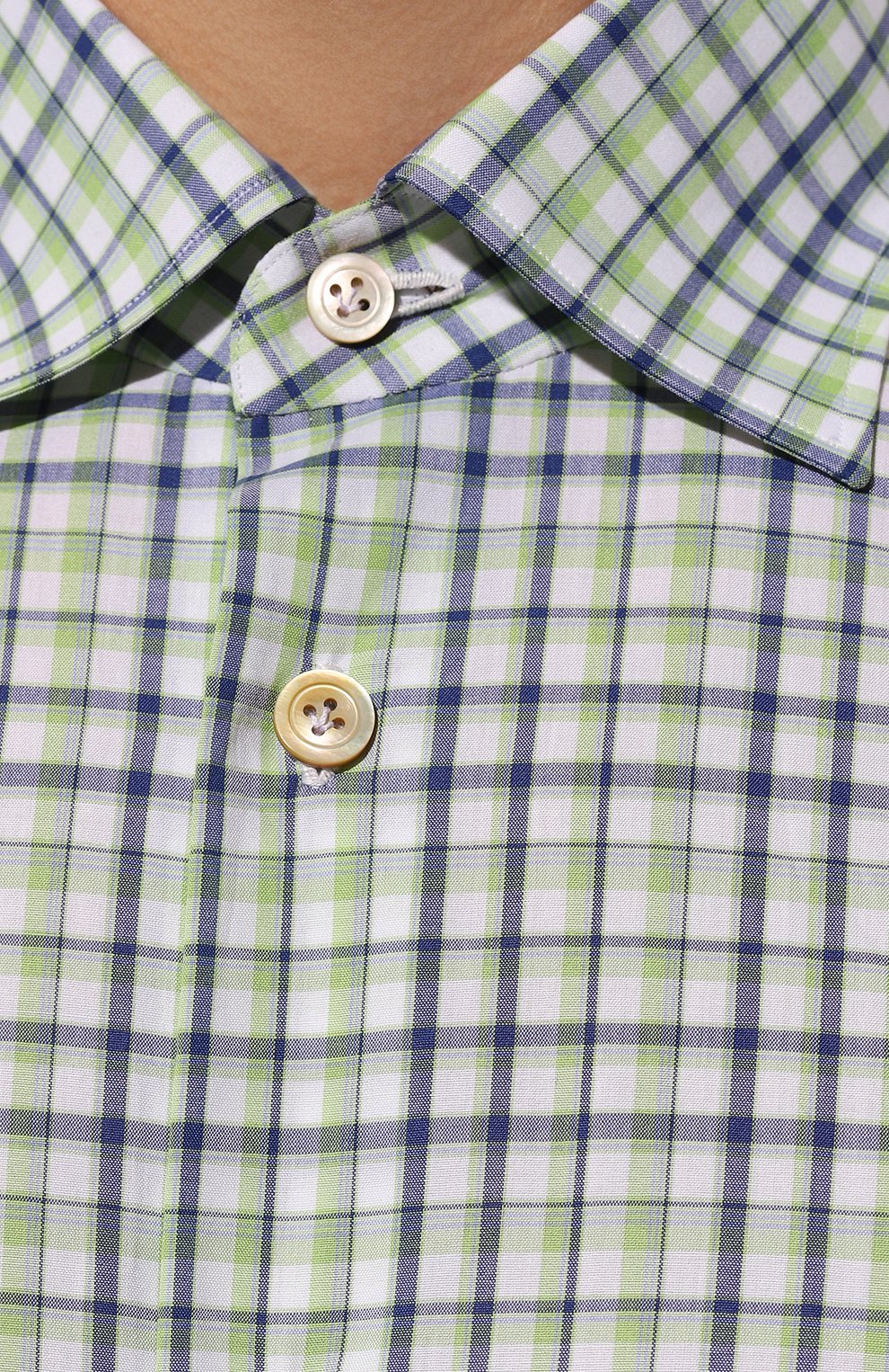 Хлопковая рубашка KITON, арт. UCIH08879, фото 5