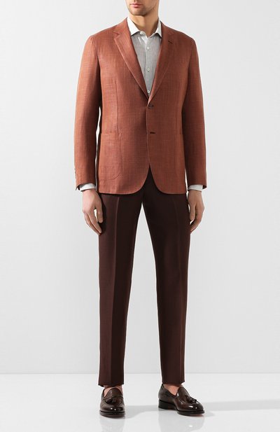 Льняная рубашка ZEGNA, арт. UUX38/SRF5, фото 2