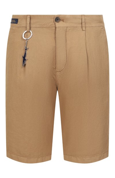 Мужские шорты из хлопка и льн�а PAUL&SHARK, арт. 25414034