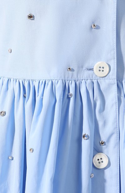 Хлопковое платье MIU MIU, арт. MF3589-1V7E-F0076, фото 5