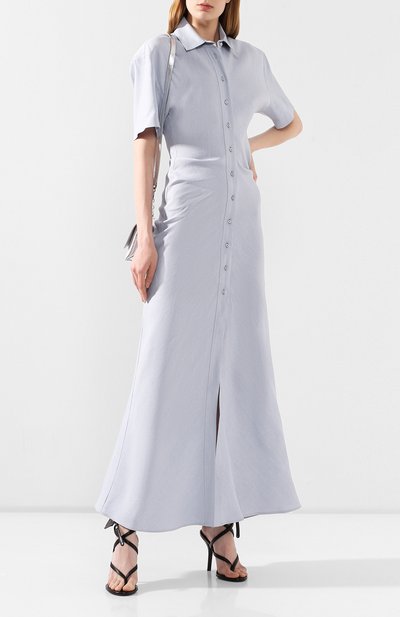 Платье из смеси льна и вискозы OFF-WHITE, арт. 0WDB248S20FAB0014000, фото 2