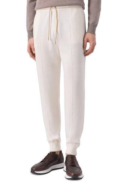 Джоггеры из хлопка и кашемира GRAN SASSO, арт. 57111/23202, фото 3
