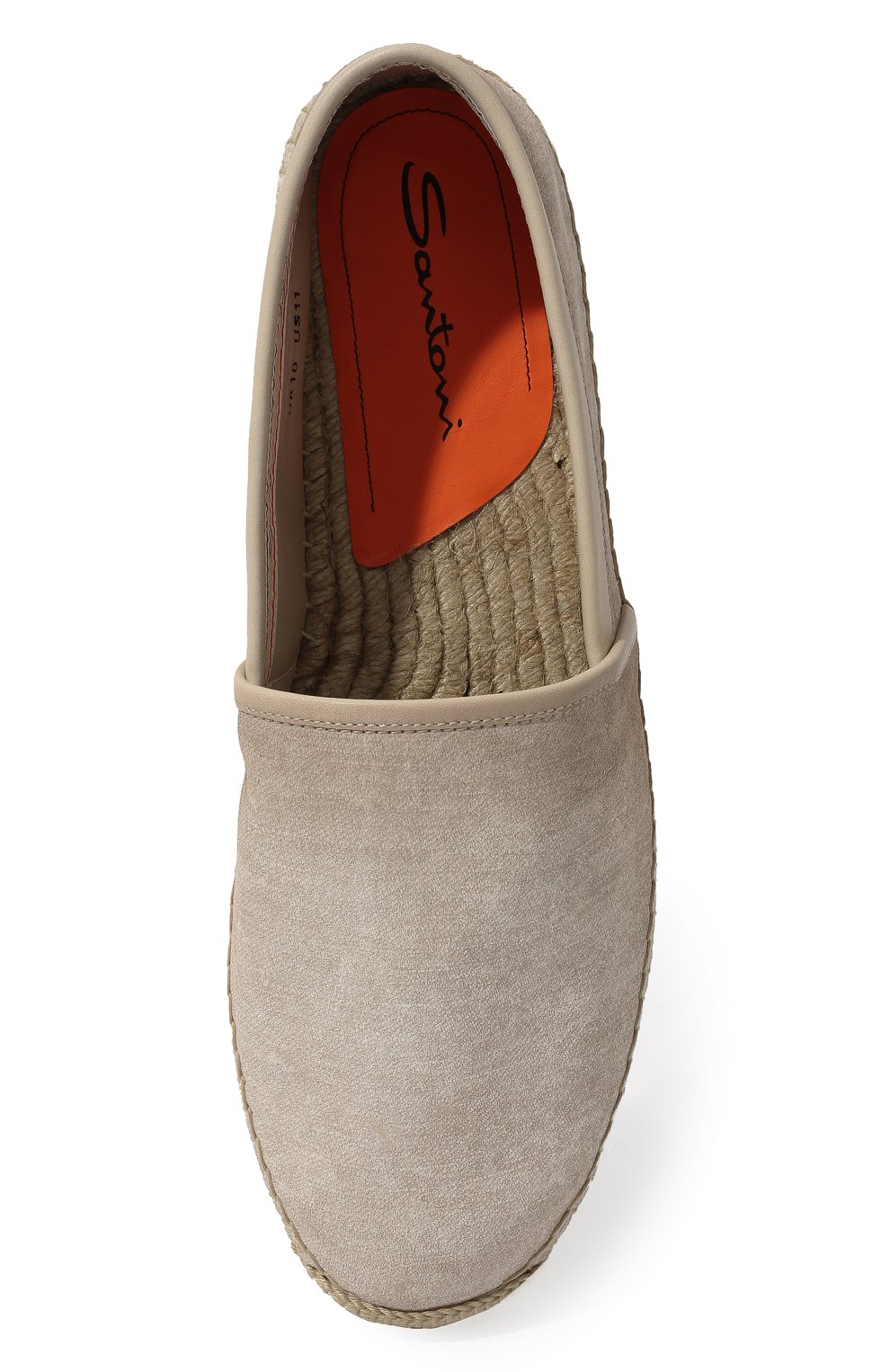 Кожаные эспадрильи SANTONI, арт. MGPG18051JU1MJETE19, фото 6