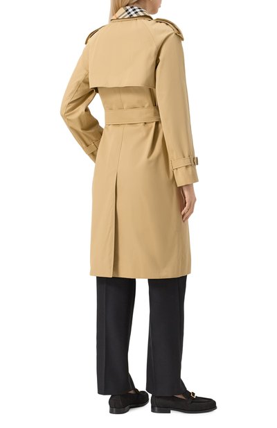 Хлопковый тренч BURBERRY, арт. 8091066, фото 4