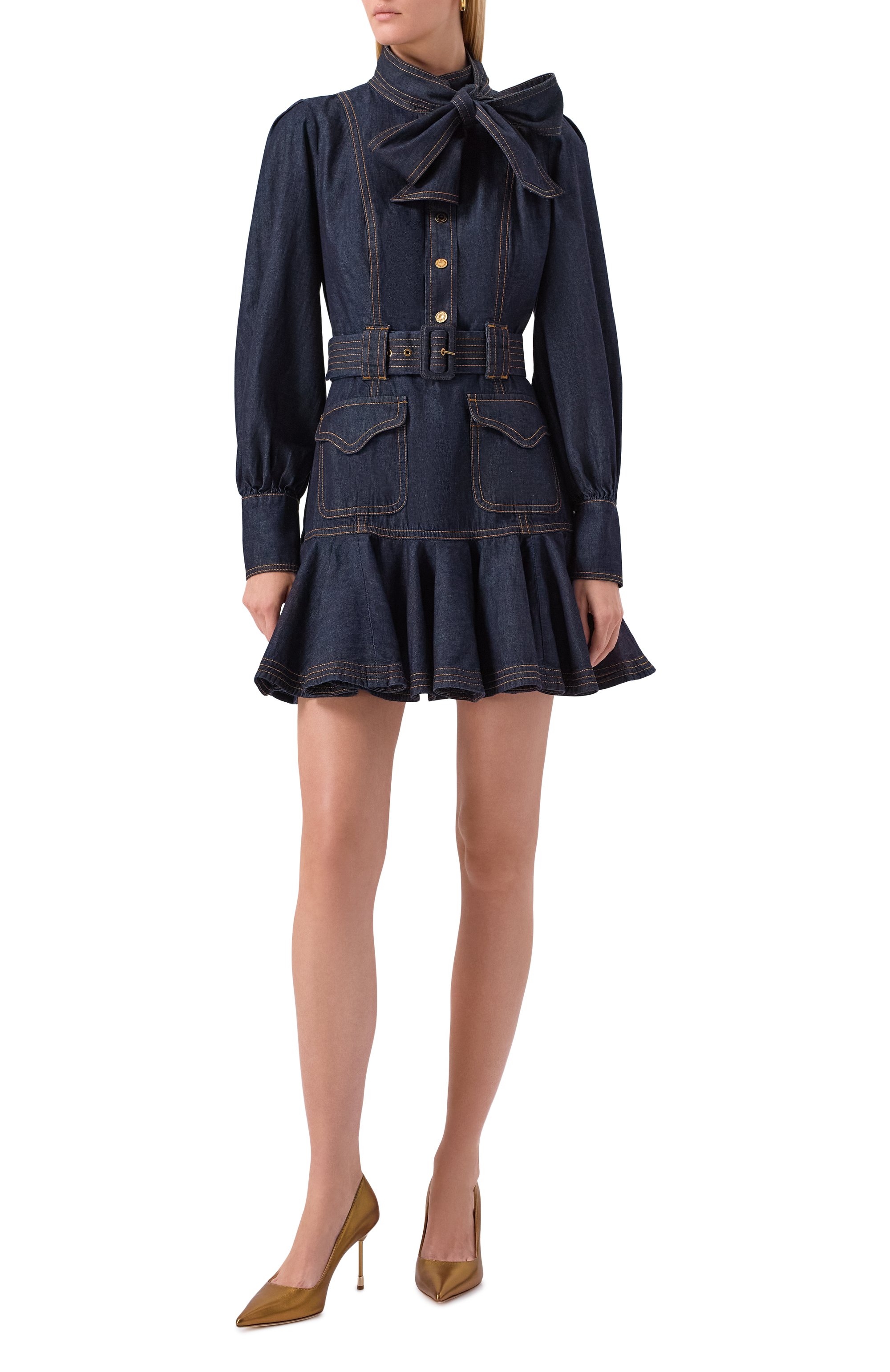 Джинсовое платье ZIMMERMANN, арт. 5410DF25R, фото 2