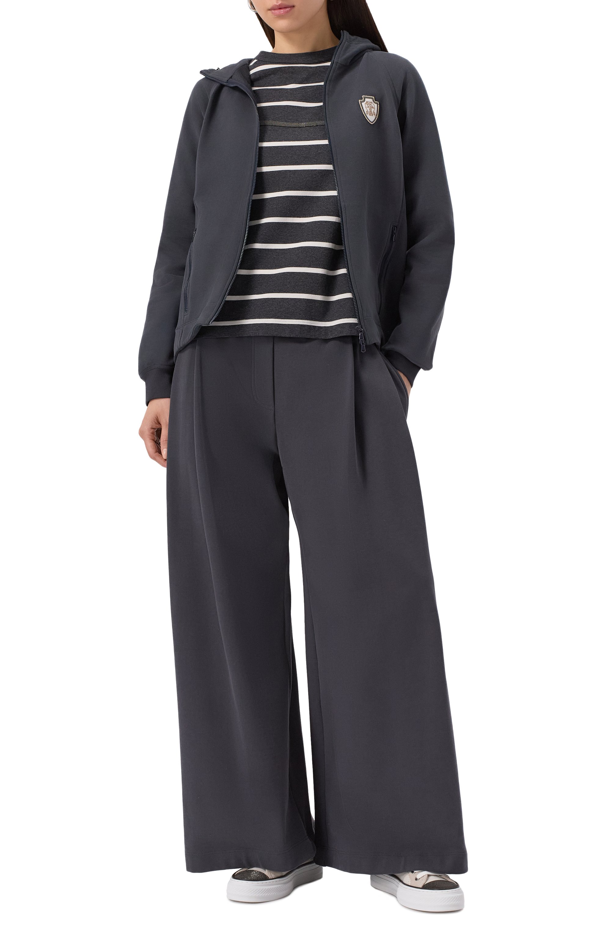 Хлопковые брюки BRUNELLO CUCINELLI, арт. MN05NVD389, фото 2