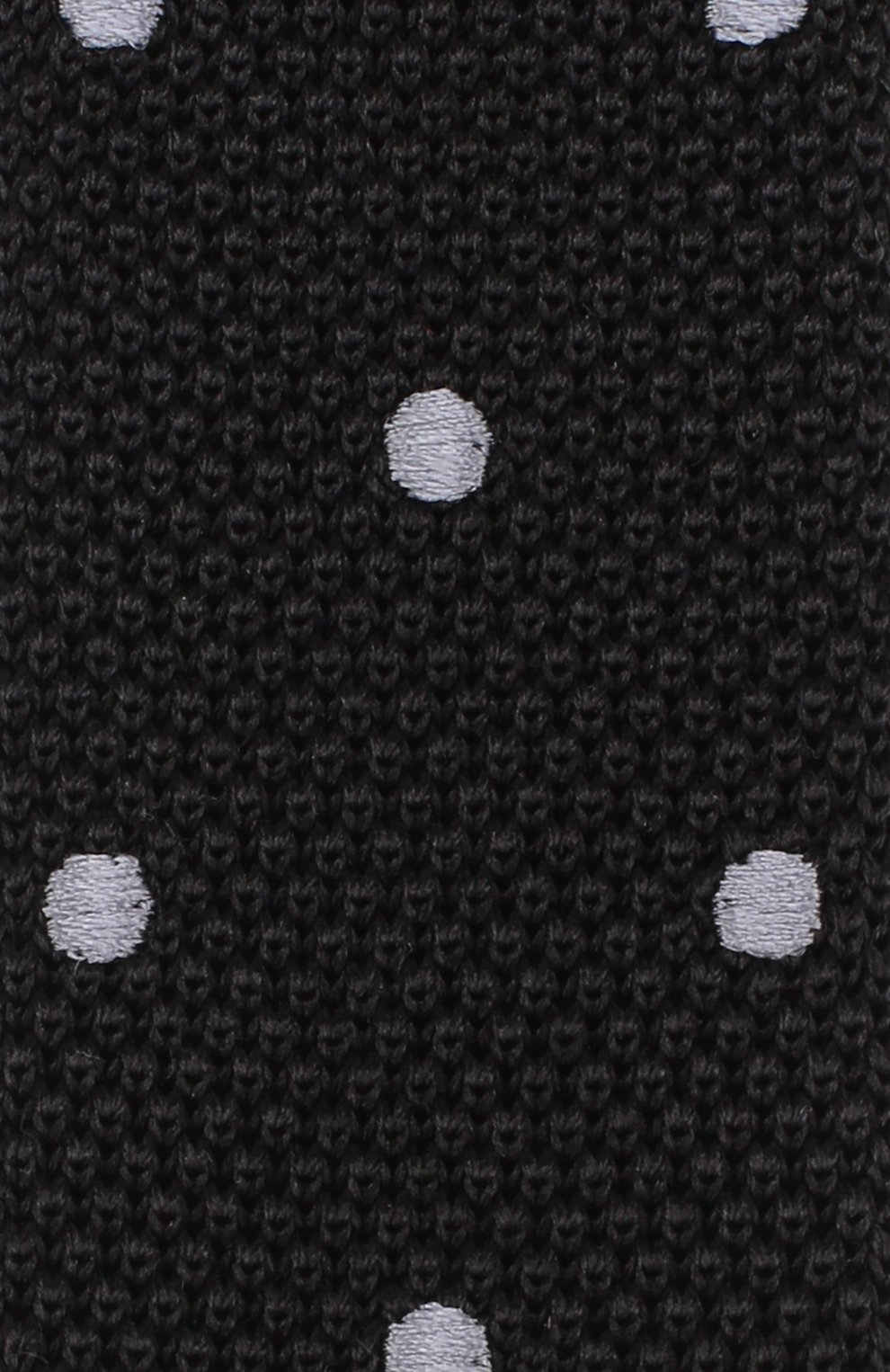 Шелковый вязаный галстук LANVIN черного цвета по цене 11700 руб., арт. 1994/KNITTED TIE, фото 3 Шелковый вязаный галстук LANVIN, арт. 1994/KNITTED TIE, фото 3
