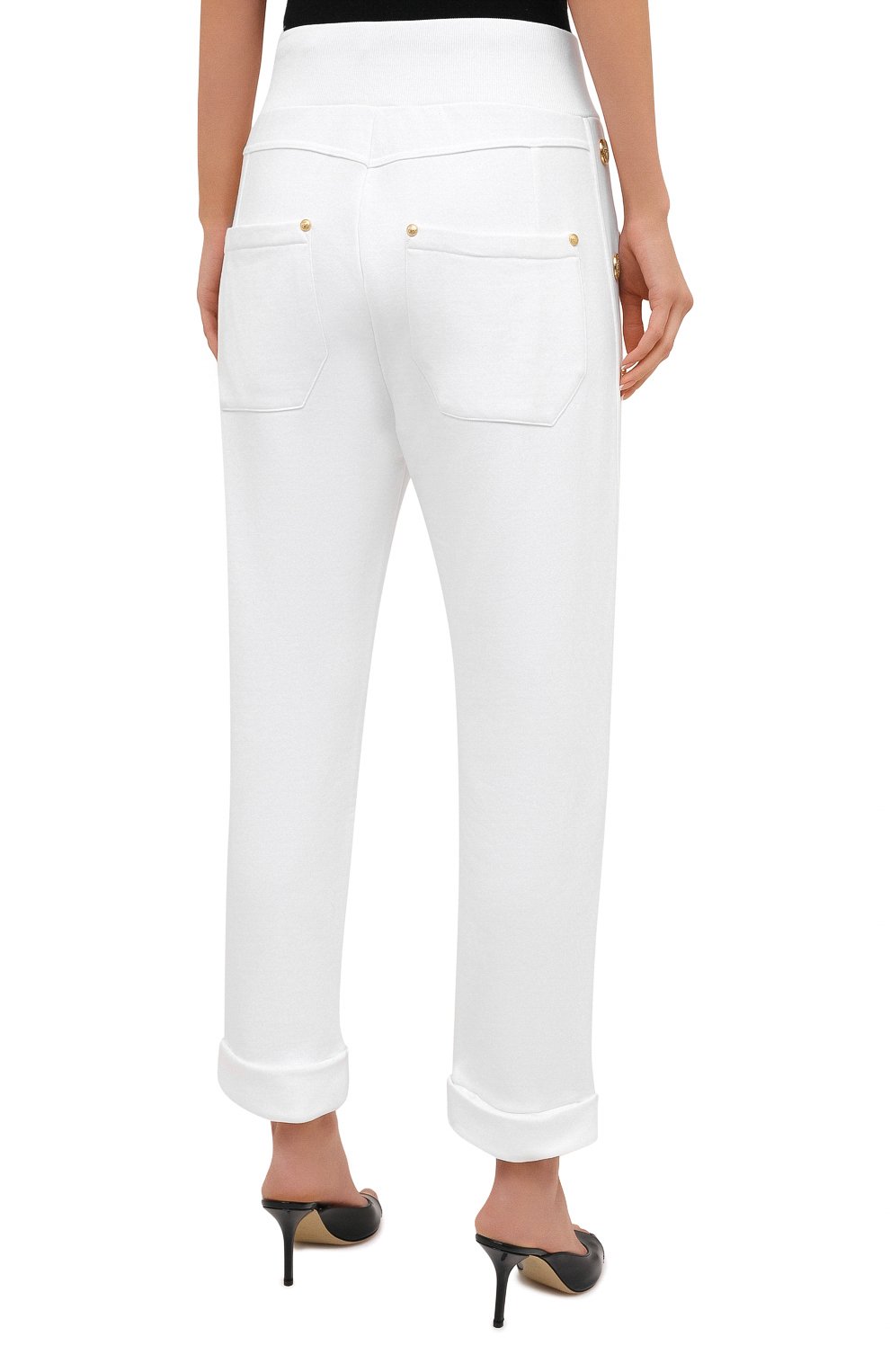 Хлопковые брюки BALMAIN, арт. VF15364/J094, фото 4