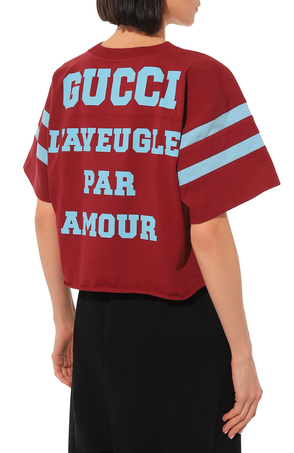 Хлопковая футболка GUCCI, арт. 660868 XJDKG, фото 4