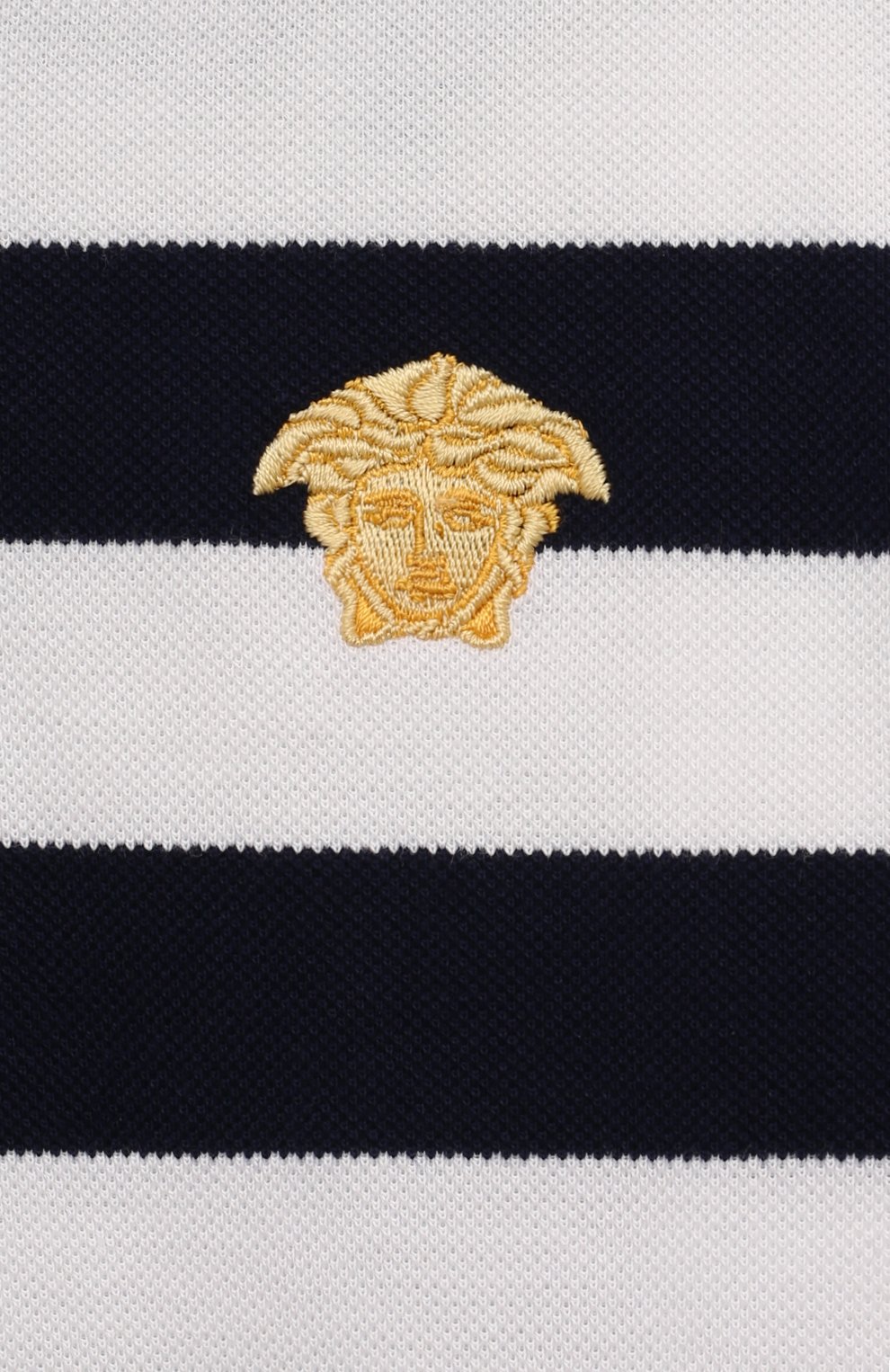 Хлопковое поло VERSACE, арт. 1000126/1A09735/4A-6A, фото 3