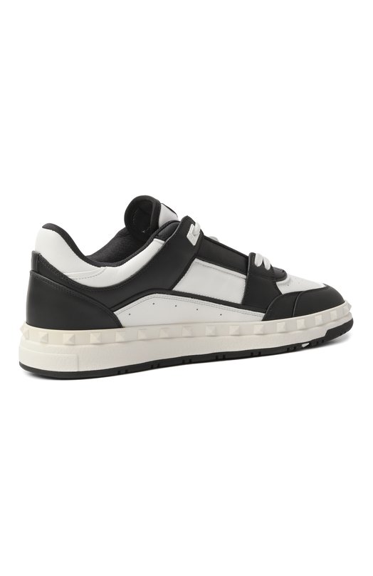 Кожаные кеды Freedots Valentino 7Y2S0H43/RDG Чёрно-белый  7Y2S0H43/RDG Фото 5