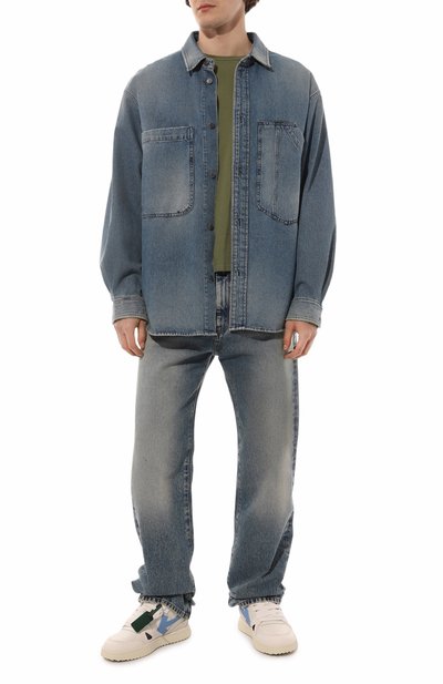 Кожаные кеды sponge OFF-WHITE, арт. 0MIA234F22LEA0010440, фото 2