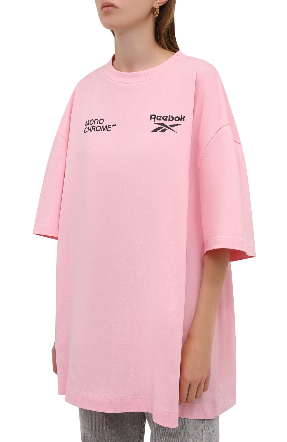 Хлопковая футболка reebok x monochrome REEBOK, арт. HE0857, фото 3