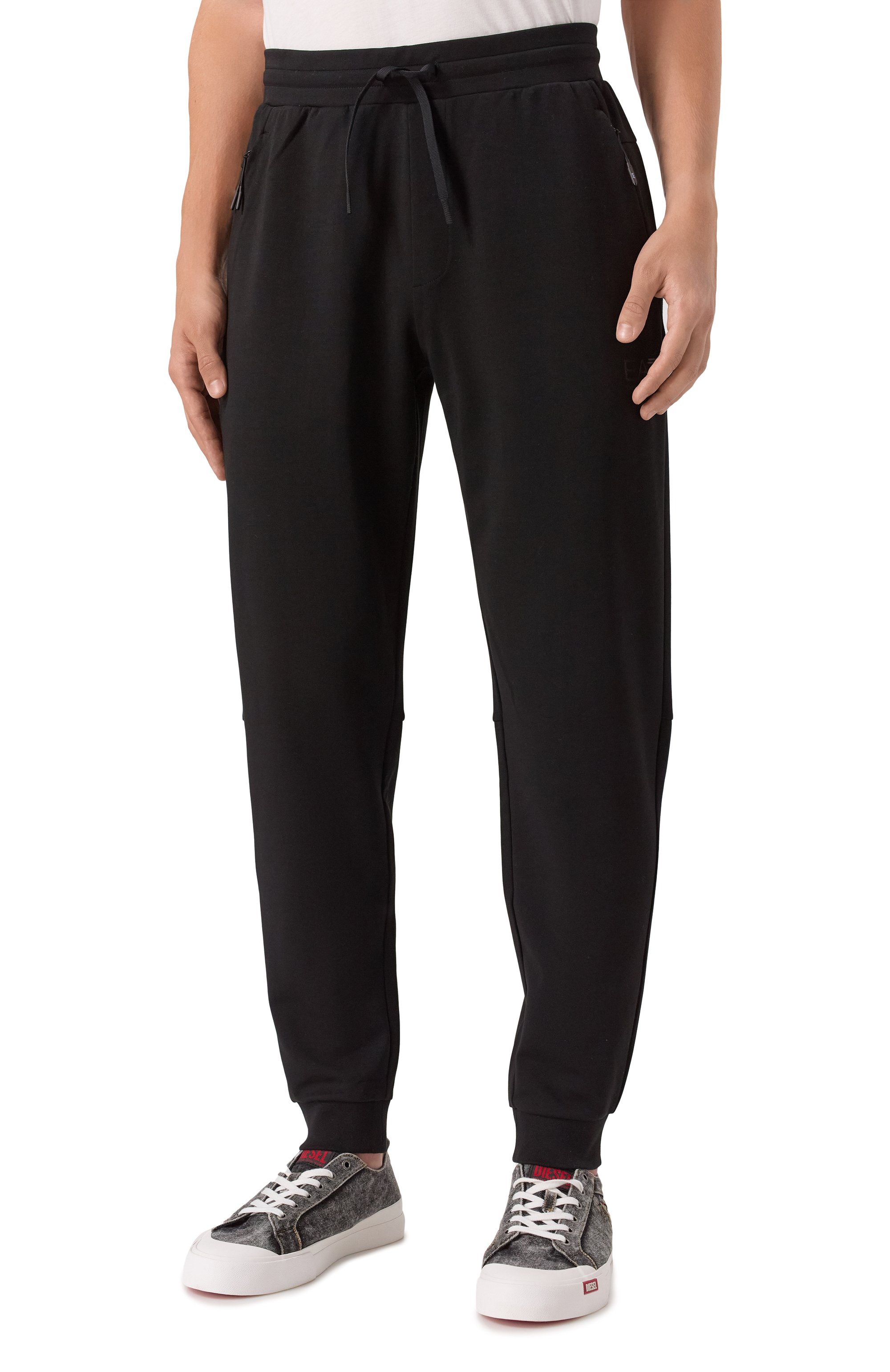 Спортивный костюм EA7 черного цвета по цене 26400 руб., арт. 7M000665/AF12501, фото 4 Спортивный костюм EA7, арт. 7M000665/AF12501, фото 4