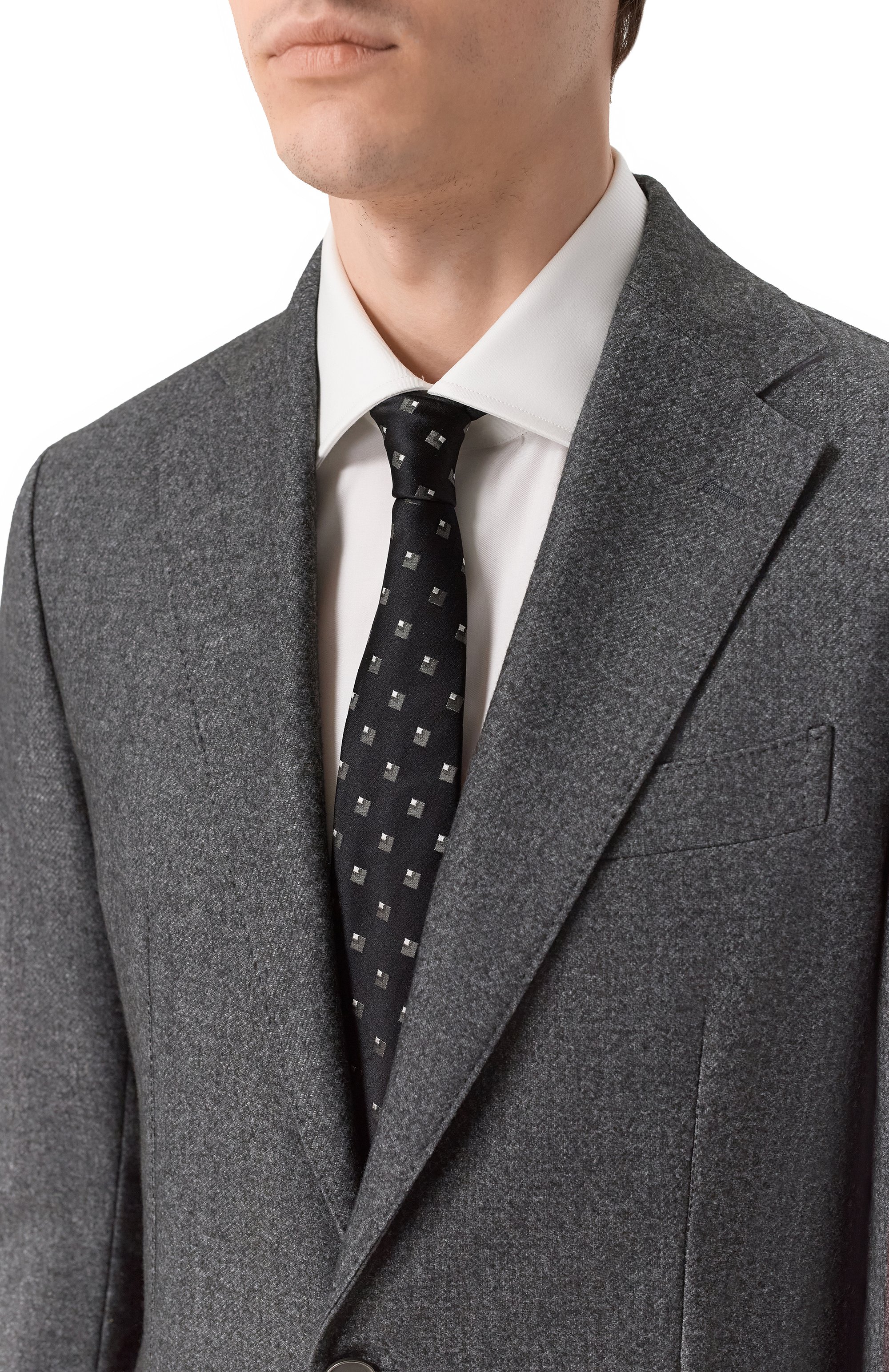 Шелковый галстук GIORGIO ARMANI, арт. GM000800/TE20426, фото 2