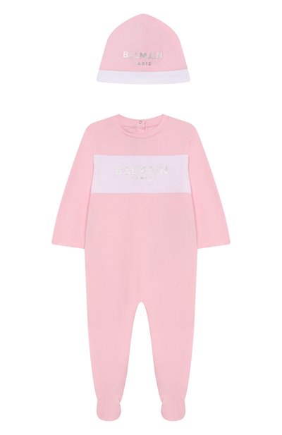 Комплект из комбинезона и шапки BALMAIN, арт. BWB50A