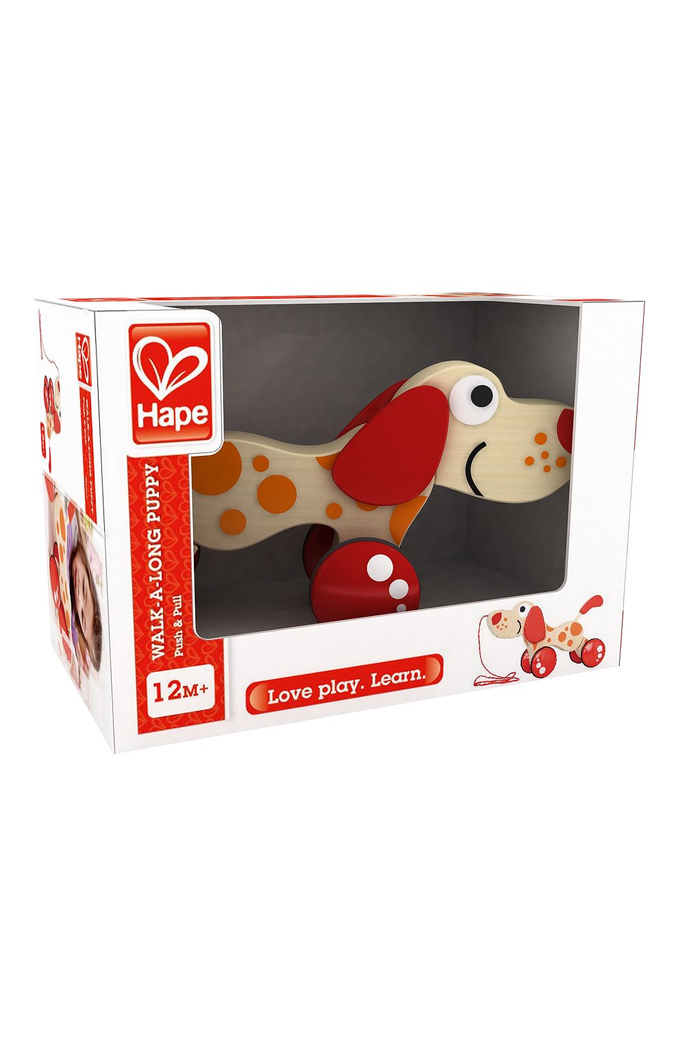 Игрушка-каталка собачка пепе HAPE, арт. E0347_HP, фото 3