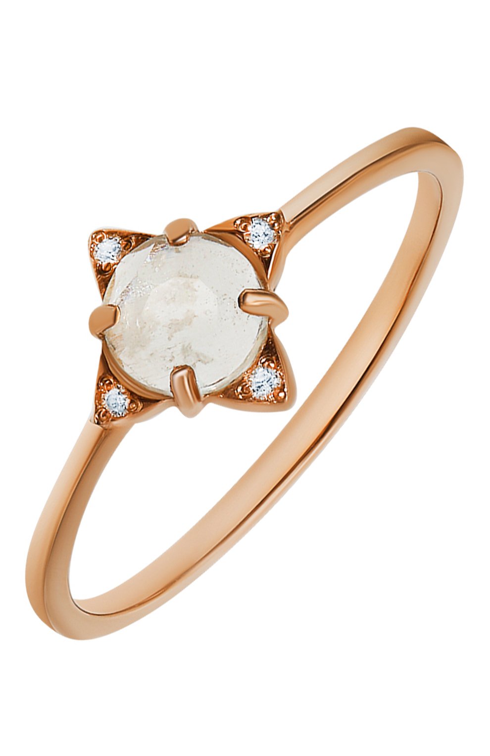 Кольцо роза ветров с аквамарином MOONKA золотого цвета по цене 9680 руб., арт. tr-rr-aqm, фото 1 Кольцо роза ветров с аквамарином MOONKA, арт. tr-rr-aqm, фото 1