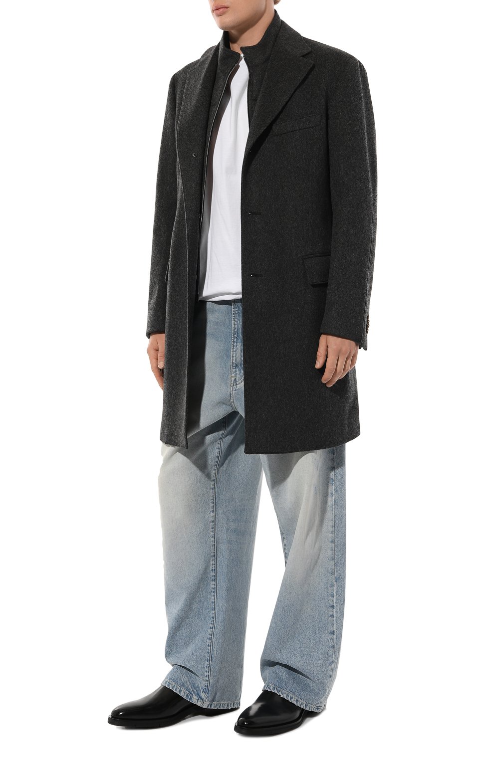 Кожаные челси SANTONI, арт. MCWG18212JM3BPWE, фото 2